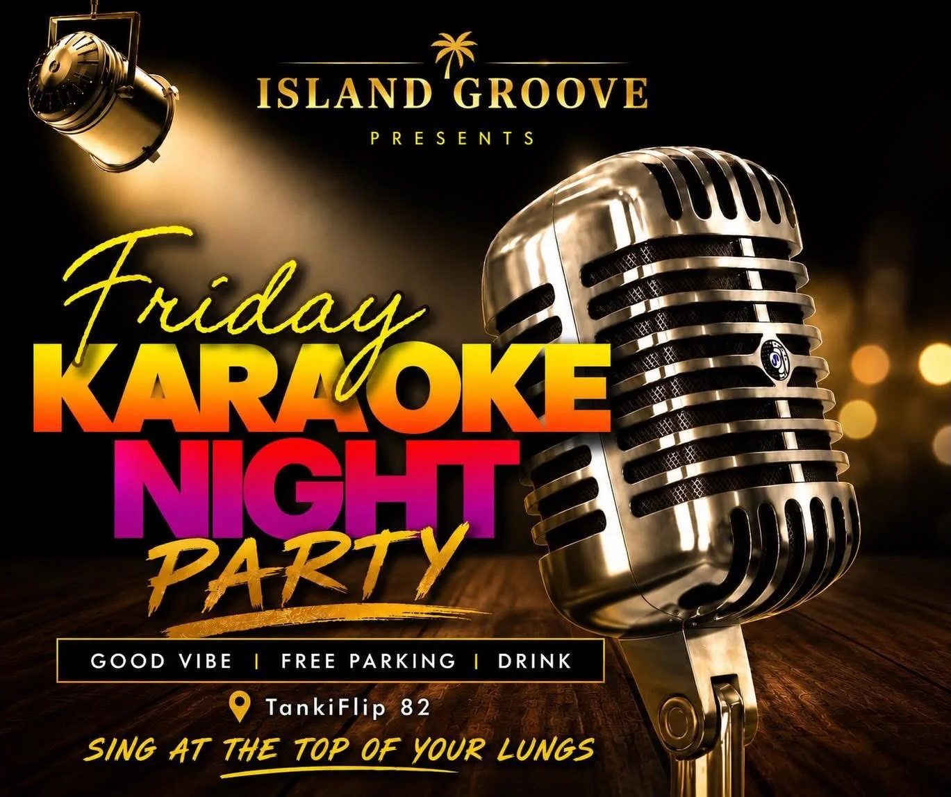 Karaoke Friday Night Party at Island Groove Karaoke Lounge