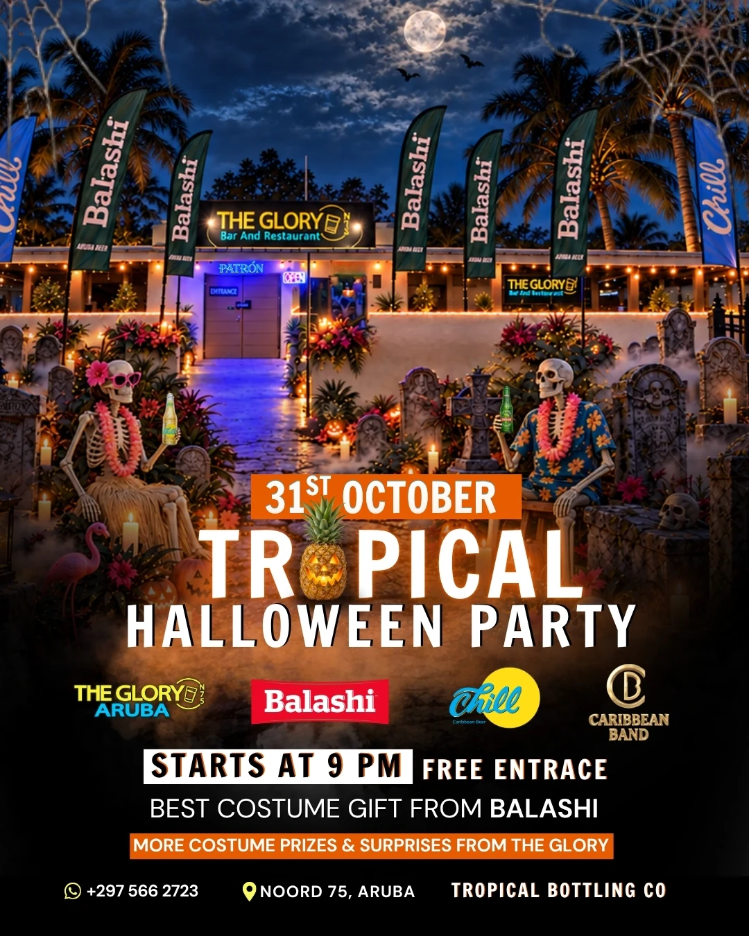 Tropical Halloween Party